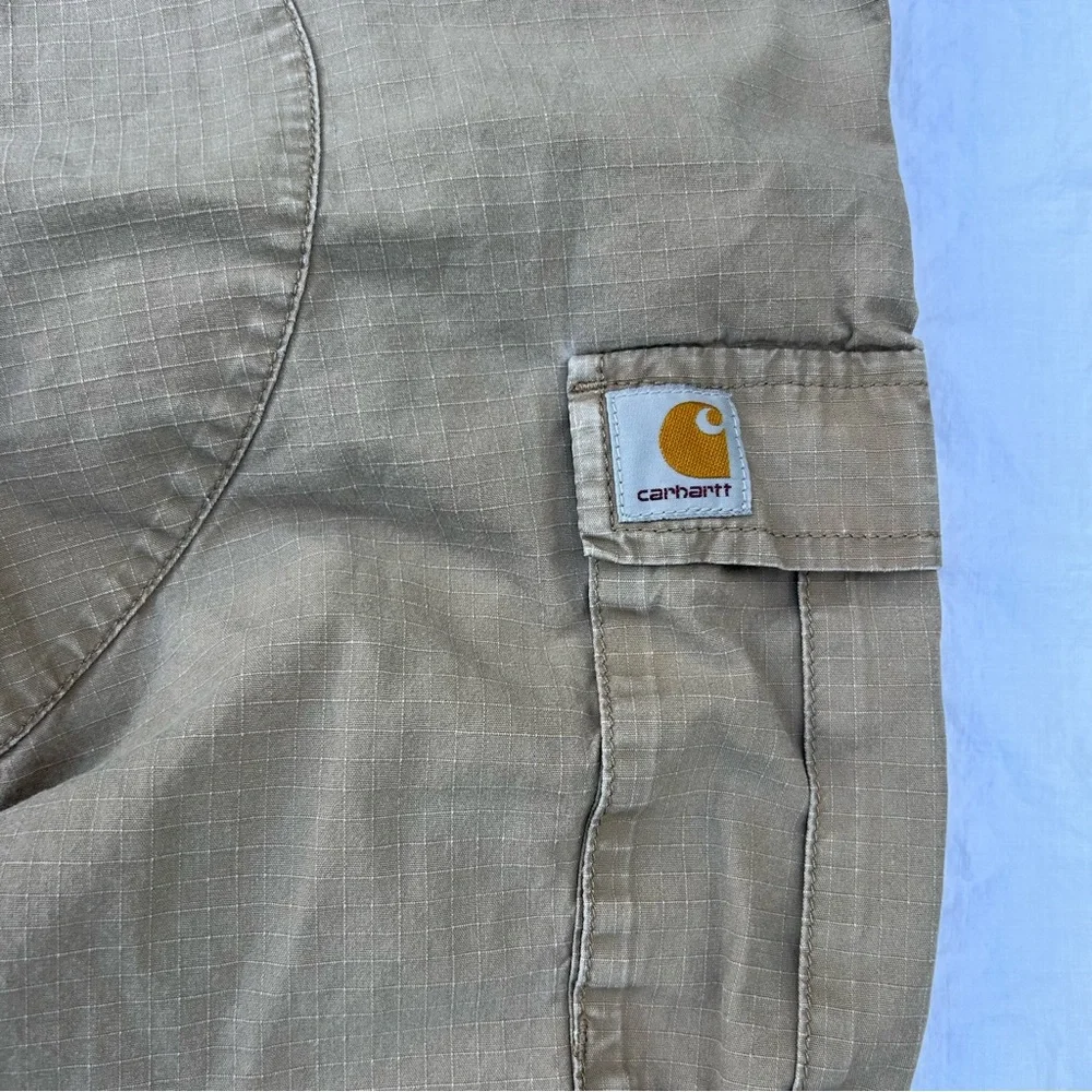 SOLD Carhartt Tan Cargo Army Aviation Pants, Size 28X32 Utility Streetwear Gorp - Picture 9 of 12